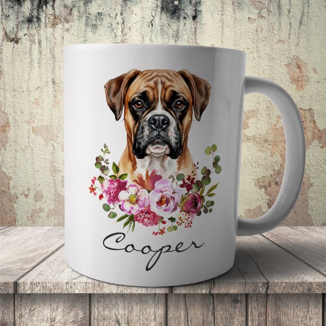 Mug Boxeur à l'aquarelle (Créateur téléchargé)
