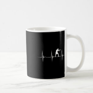 Mug Boxeur Battement de coeur Ekg Pouls Boxeur Gants d