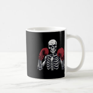 Mug Boxeur squelette Boxe Kickboxing Halloween Arts ma