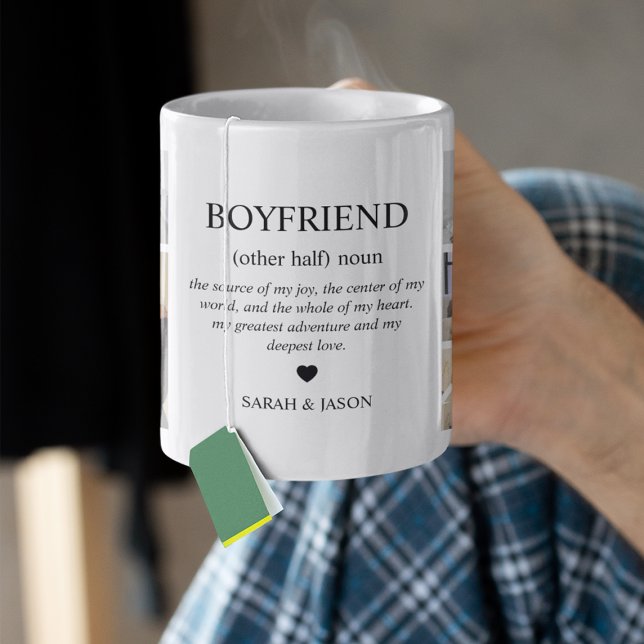 Mug Boyfriend Definition Photo Collage (Créateur téléchargé)