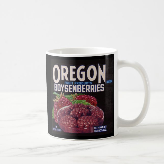 Mug Boysenberries Oregon des années 1940 peut imprimer (Droite)