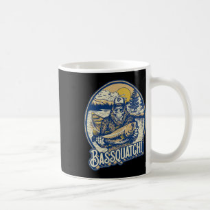 Mug Bquatch ! B Fisherman Sasquatch Funny Bigfoot Fish