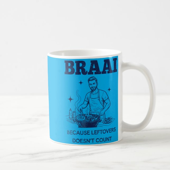 Mug Braai Parce que les restes ne comptent pas sud-afr (Droite)