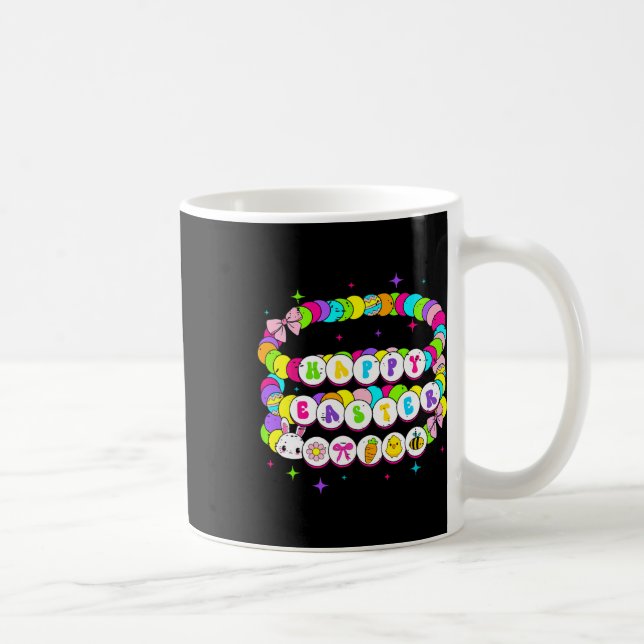 Mug Bracelet Rétro Joyeuses Pâques Lapin Printemps Drô (Droite)