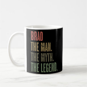 Mug BRAD the Man the Myth the LEGEND FUNNY Mens Boys