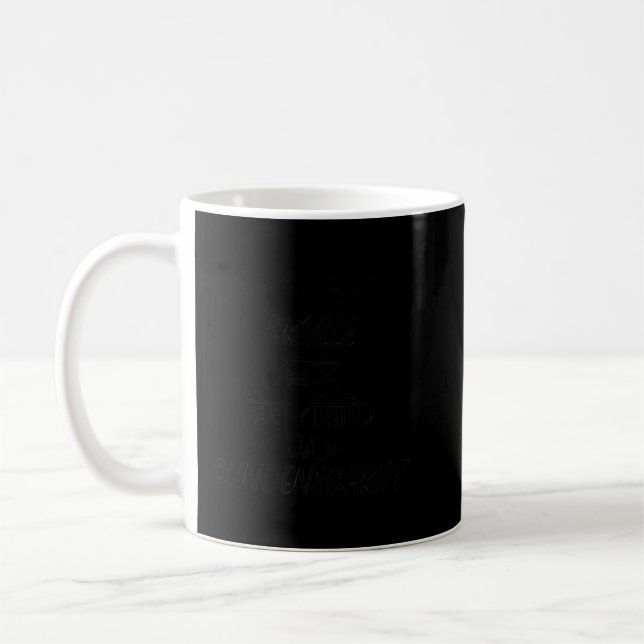 Mug Braille Premium (Gauche)