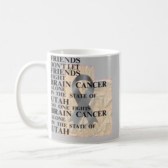 Mug Brain Cancer Awareness in Utah (Gauche)