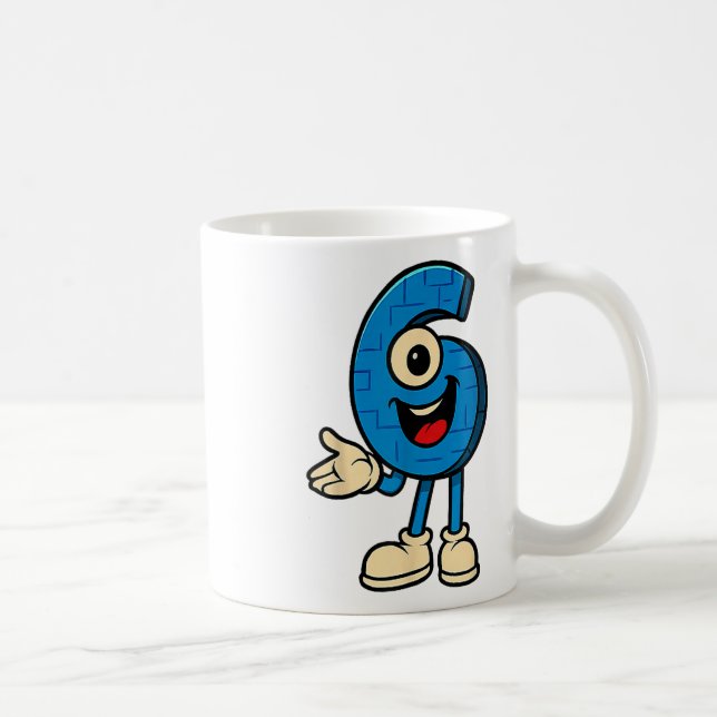 Mug Brainrot 67 Meme Six Seven 6-7 Funny Internet Joke (Droite)