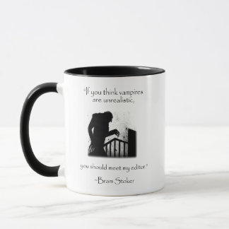 Mug Bram Stoker - Dracula - Citations erronées moderne