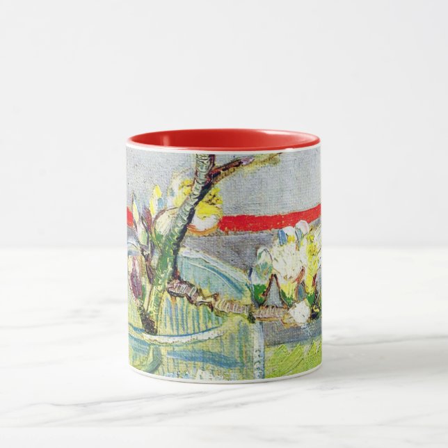 Mug Branche d'amandier en fleurs par Vincent van Gogh (Centre)