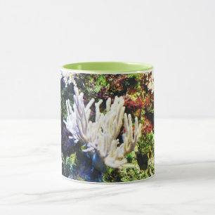 Mug Branche de corail blanc