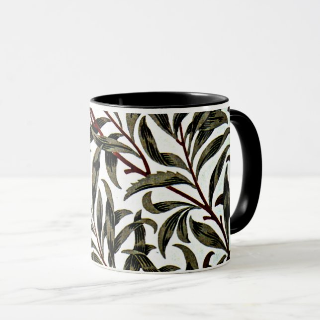 Mug Branche de saule, un modèle de William Morris, (Devant droit)