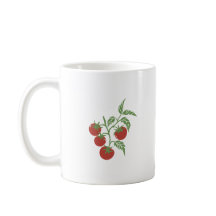 Branche de Tomate Botanique Personnalisée Nom Roug