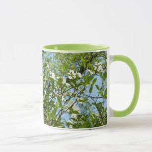 Mug Branche of Dogwood Blossoms Spring Trees