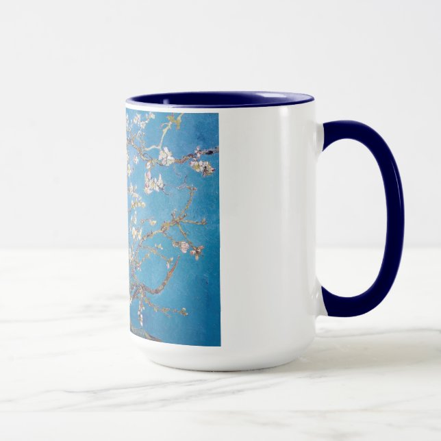 Mug Branches avec la fleur Van Gogh d'amande (Droite)
