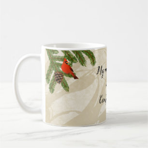 Mug Branches confort de pin et cardinal de joie