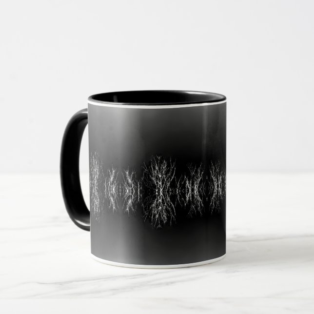 Mug Branches d'arbre de la Forêt Noire Lueur Mystique  (Devant gauche)