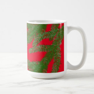 Mug Branches Festive Green Fir Tree