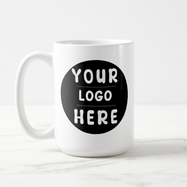 Mug Branded Custom Logo or image for Business (Gauche)