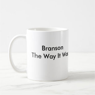 Mug Branson la manière il était