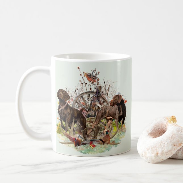 Mug Braque allemand à poil court     (Avec donut)