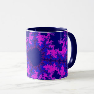 Mug Brasage fractal pourpre
