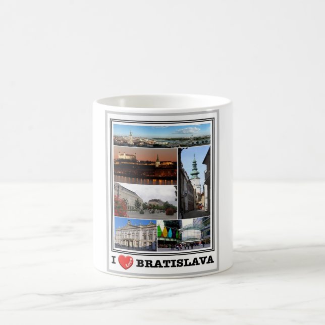 Mug Bratislava - I Love - Slovaquie - (Centre)