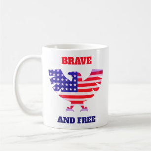 Mug Brave Et Libre USA