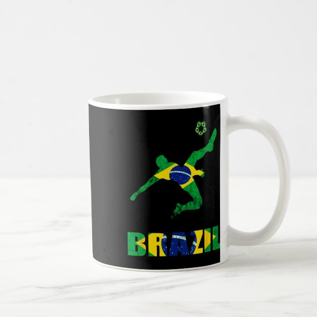 Mug Brazil Soccer Brazilian Footll Player Brasileiro P (Droite)