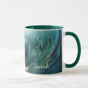 Mug Breaking Surf peinture personnalisée