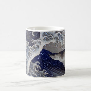 Mug Breaking Waves, Hokusai