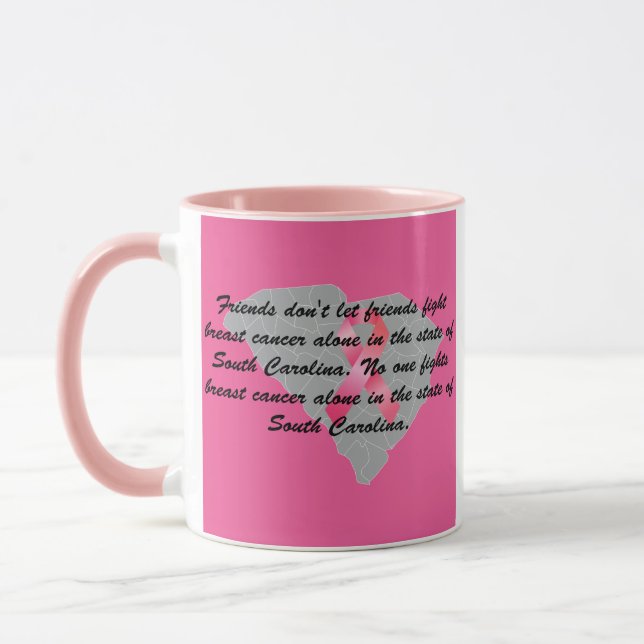 Mug Breast Cancer Awareness in South Carolina  (Gauche)