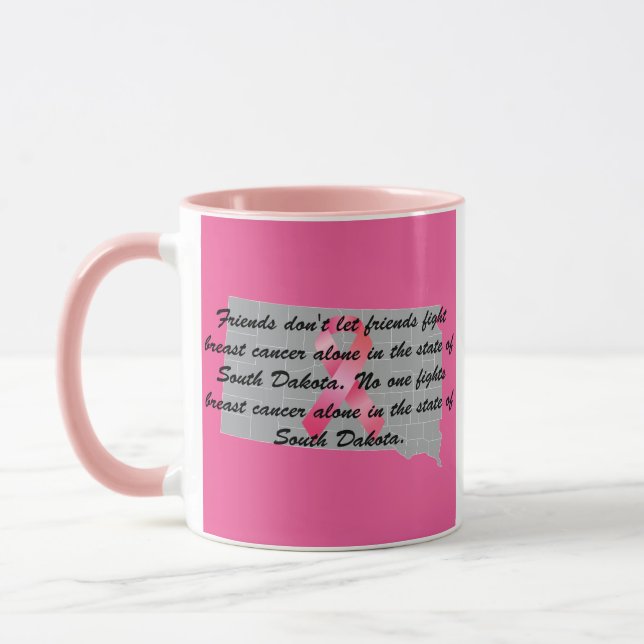 Mug Breast Cancer Awareness in South Dakota  (Gauche)