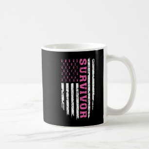 Mug Breast Cancer Awareness Pink Ribbon Survivor Ameri