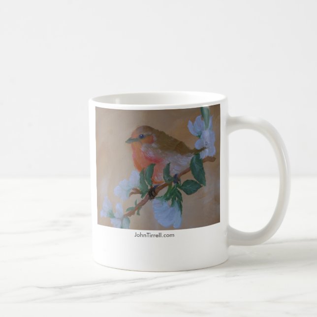 Mug Breasted orange Robin, JohnTirrell.com (Droite)