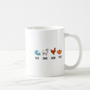 Mug Brebis de mer Poule de mer Thé Drôle de blague Cit