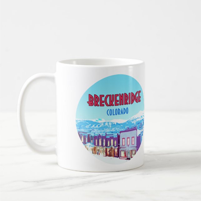 Mug Breckenridge Colorado Downtown Mountains (Gauche)