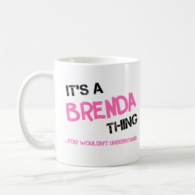 Mug Brenda ce que tu ne comprendrais pas la nouveauté (Gauche)