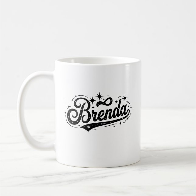 Mug Brenda prénom nom de famille (Gauche)
