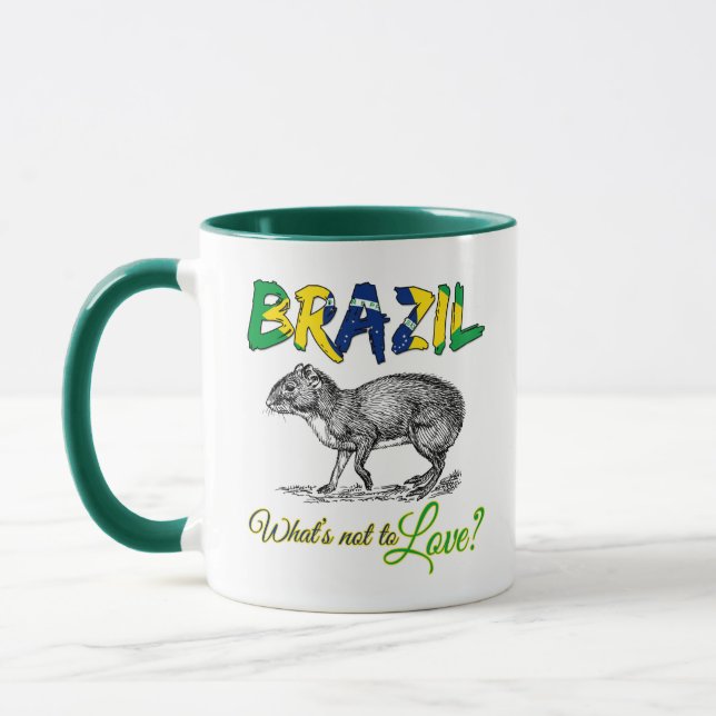 Mug Brésil - Ce qui ne va pas aimer Brasil Citation (Gauche)