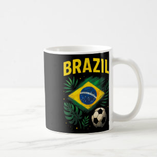Mug Brésil Drapeau Brésilien Brasil Football Footbyll 