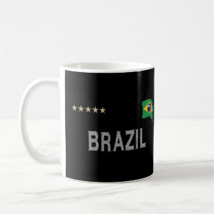 Mug Brésil : Un fan de football en maillot