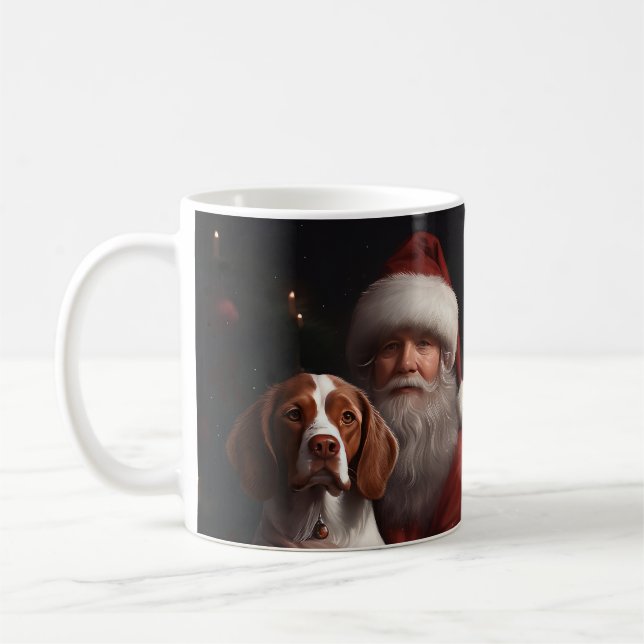 Mug Bretagne Espagnol avec Noël au Père Noël (Gauche)