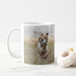 Mug Bretagne Espagnol chasse caille, Art