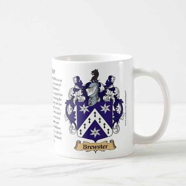 Mug Brewster, l'origine, la signification et la crête (Droite)