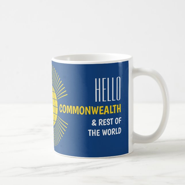 Mug BREXIT Goodbye Europe Hello COMMONWEALTH (Droite)
