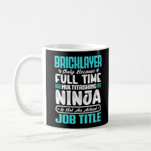 Mug Bricklayer Titre du travail Profession Funny Build