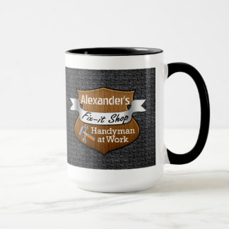 Mug Bricoleur personnalisé Difficulté-il nom de