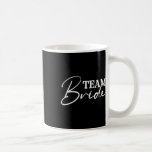 Mug Bride Squad Bachelorette Party Bridesmaid Crew Bri<br><div class="desc">Équipe de bachelorette de la brigade de mariées Fête des mariées 1</div>