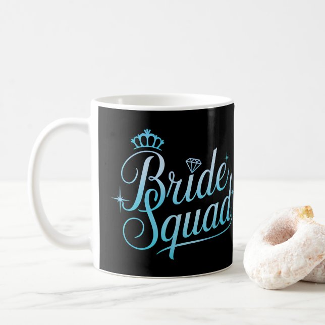 Mug Bridesmaid Brigade Bachelorette (Avec donut)